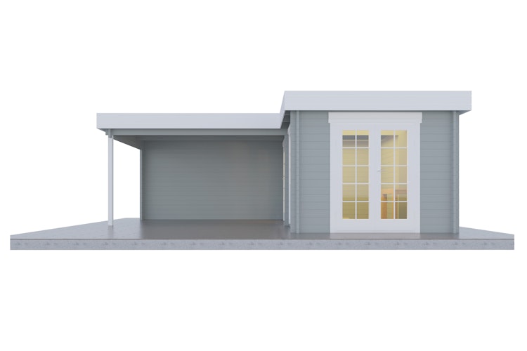 Wolff Finnhaus Gartenhaus Hermosa 6848 - 70 mm 