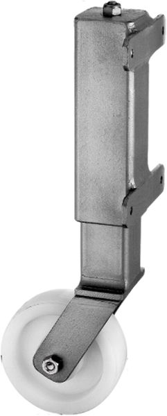 Alberts® Torlaufrolle f.schwere und breite Tore,b.450kg Torgew.,fvz.z.Anschrauben,R⌀125mm 