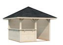 Vorschaubild Palmako Pavillon Bianca 8,3 m² Set 103