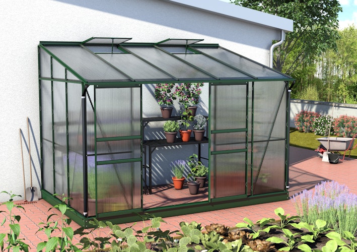 Vitavia Gewächshaus Osiris/Ida 6500 inkl. 2 Dachfenstern - 6,5 m²