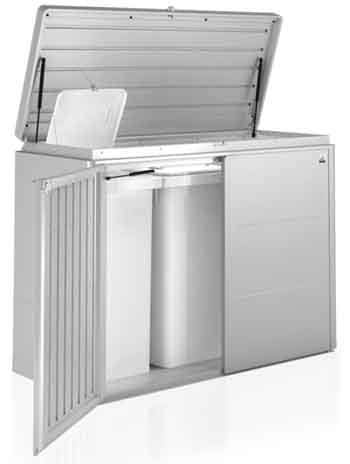 Biohort Highboard Anwendungsbeispiel MÃÂ¼lltonnen