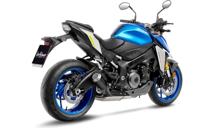 LeoVince SLIP-ON Edelstahl SBK LV-10 Schwarz für SUZUKI GSX-S 950/1000/GT