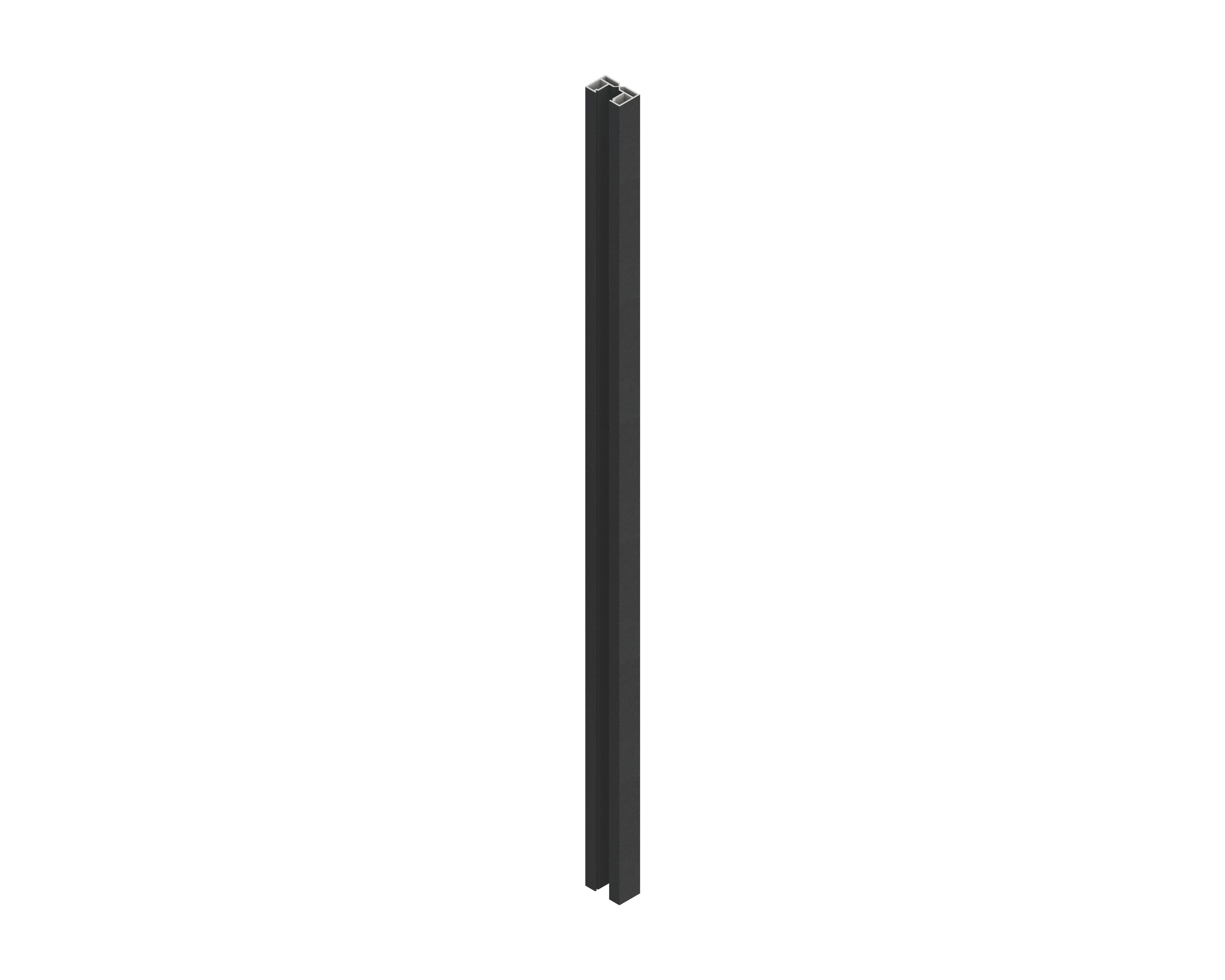 OSMO Wandanschlusspfosten Aluminium
