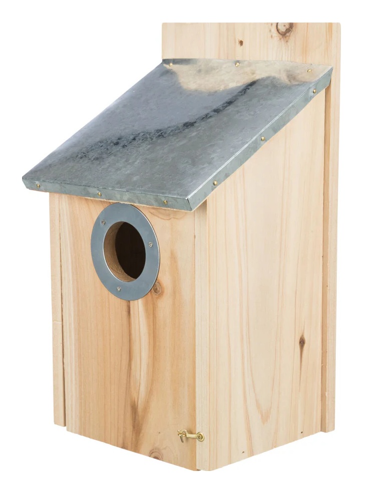 TRIXIE Nistkasten für Stare, Kiefernholz, 18 × 31 × 16 cm/ø 4,5 cm