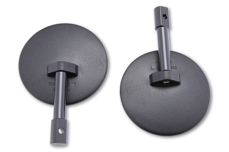 HIGHSIDER smart Lenkerendenspiegel SuperBike Schwarz (Paar)