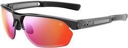 Bollé Brille Victus schwarz dark grey crystal, Gläser Phantom Clear