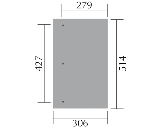 Weka Terrassenüberdachung 671