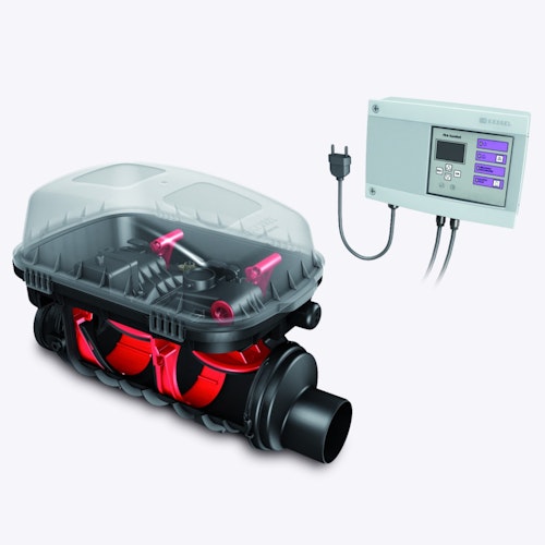 KESSEL 84150 - Fäkalien-Rückstauautomat Staufix FKA Komfort DN 150 für freiliegenden Einbau