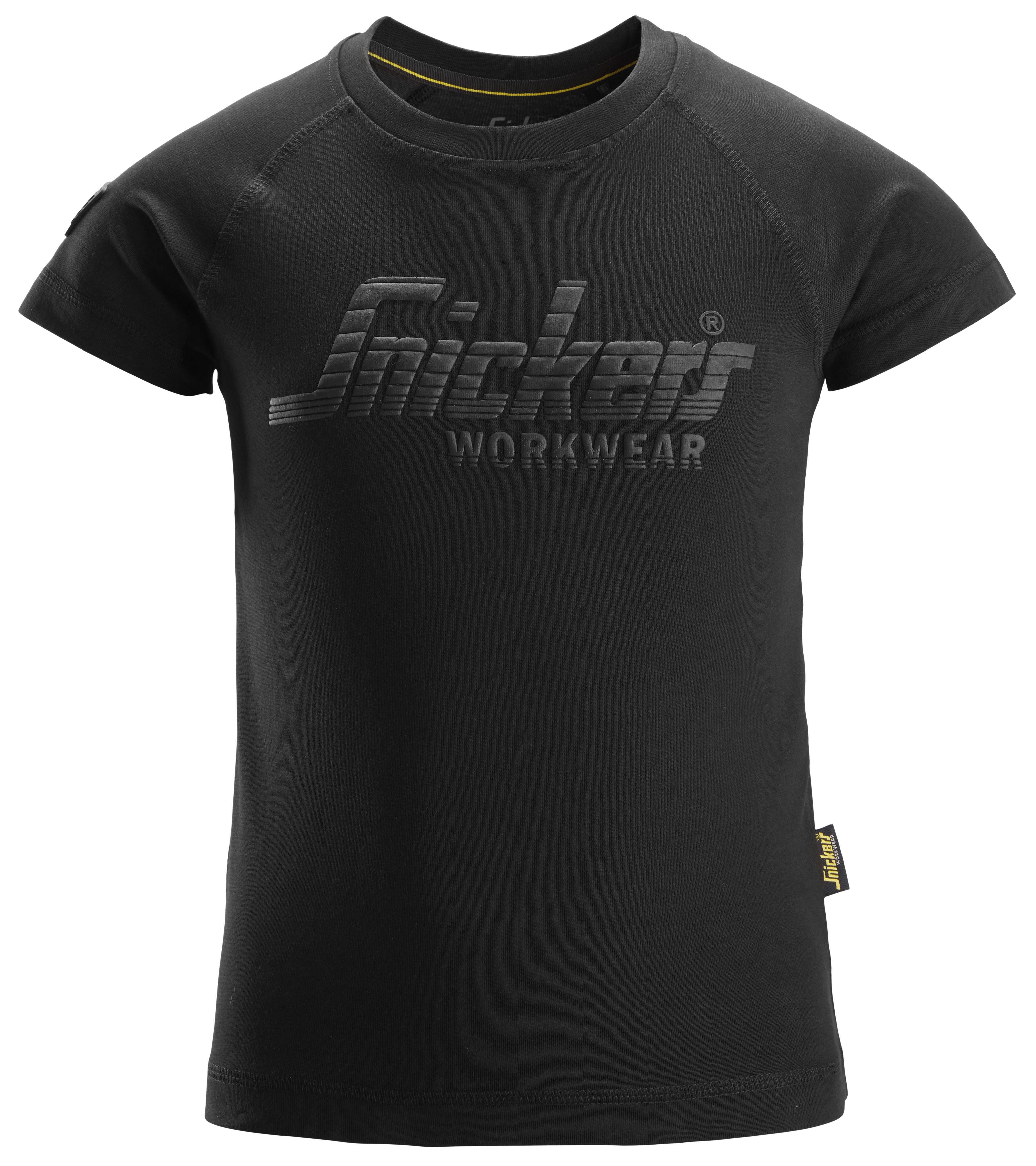 Snickers Junior-Logo-T-Shirt 152 schwarz
