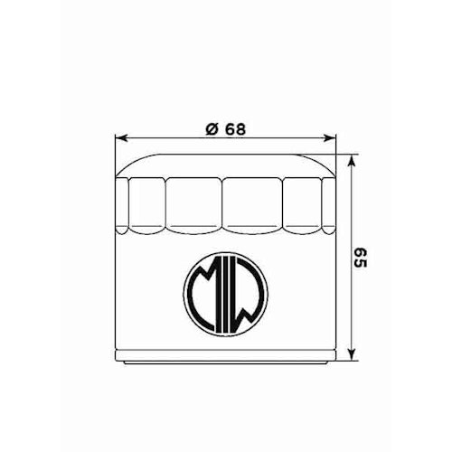 MIW Ölfilter T23001 Papierfilter (OEM-Qualität)