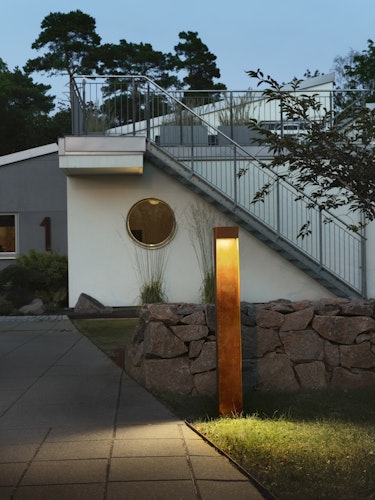 Konstsmide Wegeleuchte Rho 10 Watt rostfarben (7360-970)