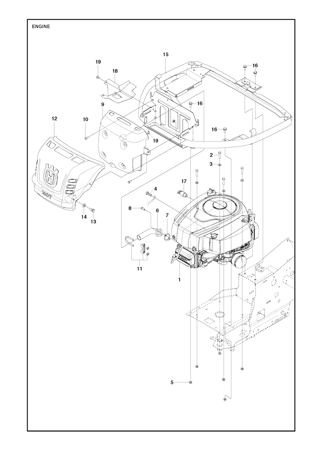 Explosionszeichnung Ersatzteile