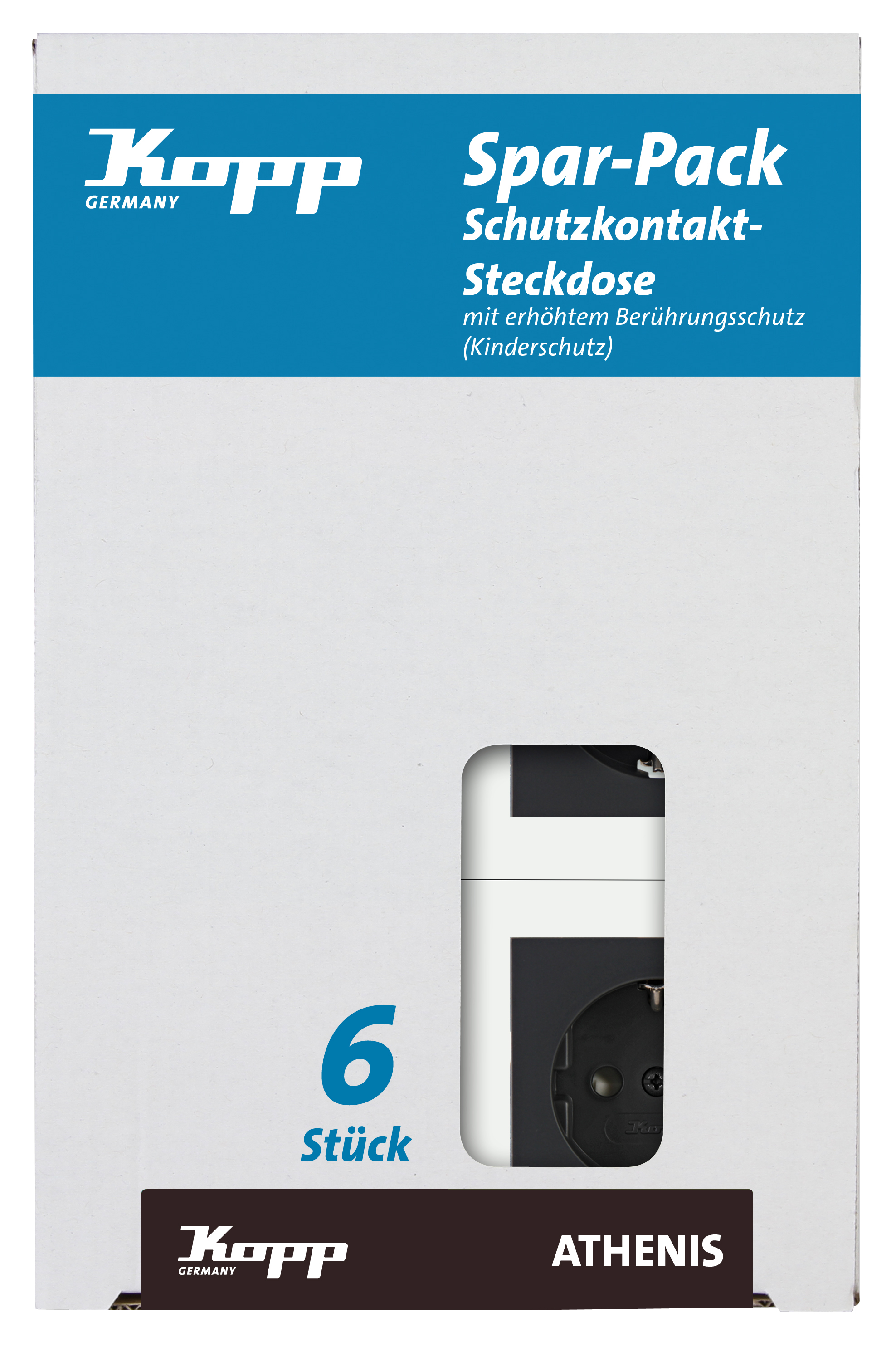 Kopp Steckdose anthrazit - 943015055