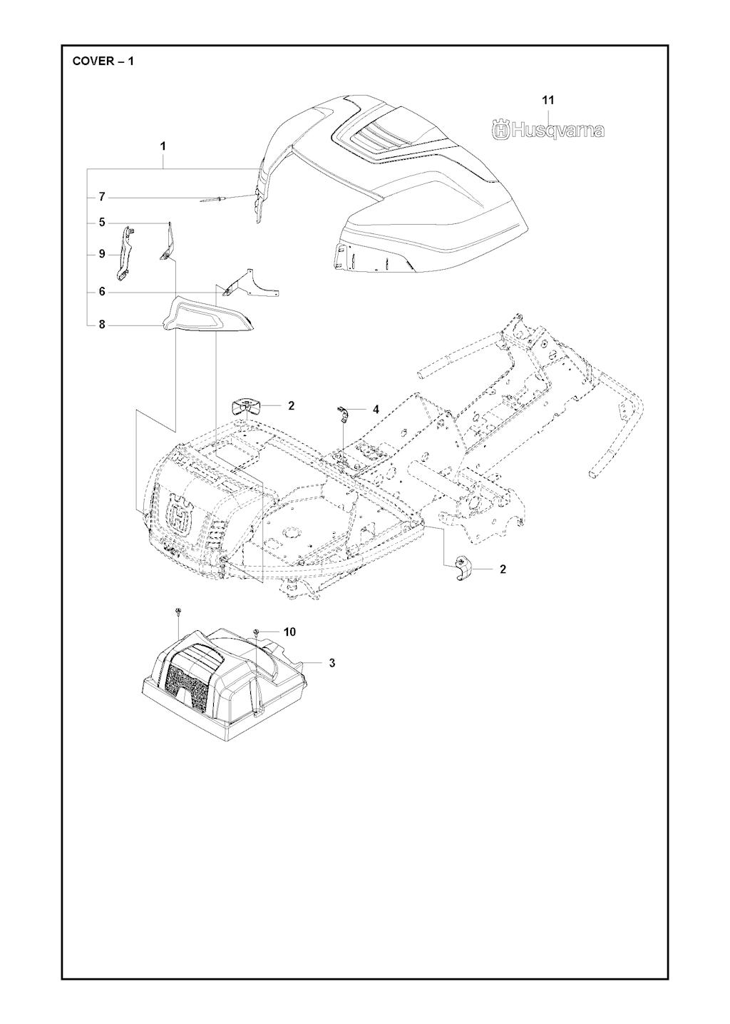 Explosionszeichnung Ersatzteile