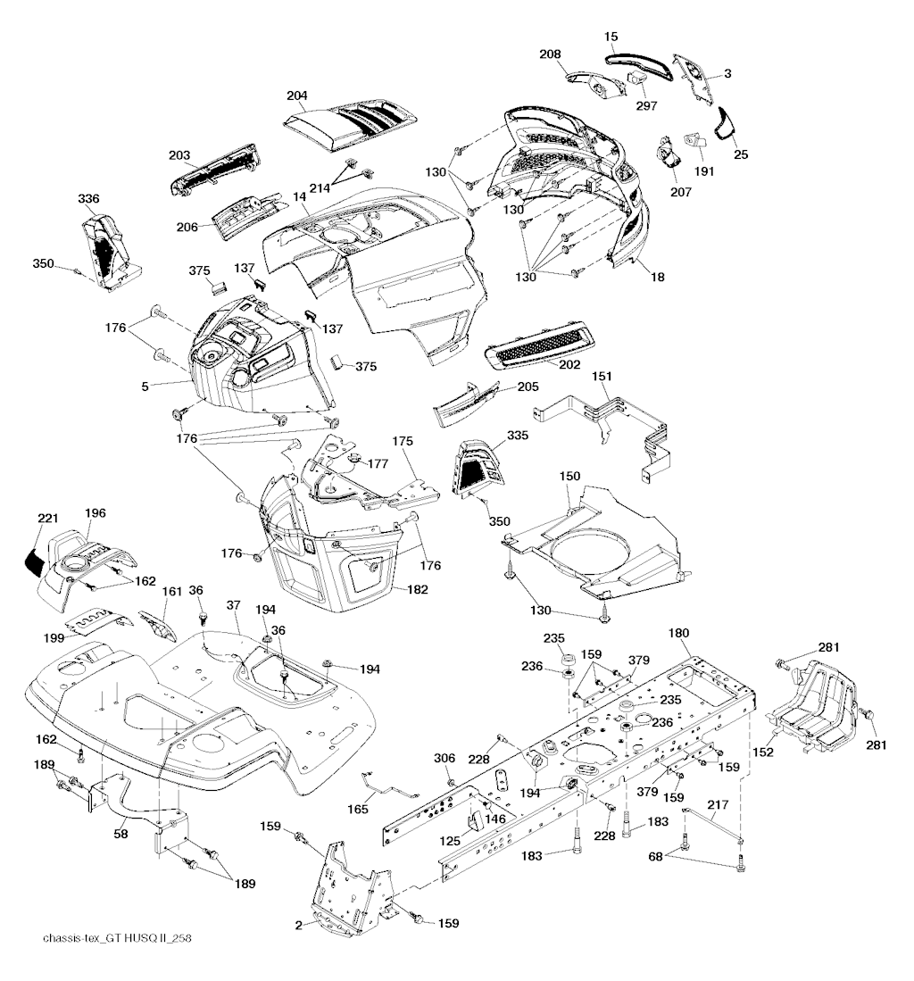 Explosionszeichnung Ersatzteile