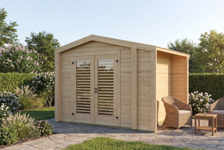 Weka Mehrzweck-Gartenhaus Killarney - 19/28 mm