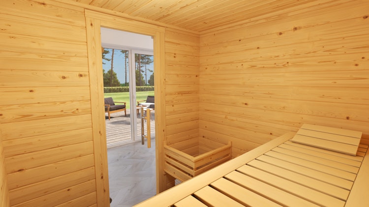 Weka Premium Massivholzsauna Bergen 1.8 - 45 mm