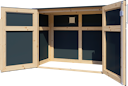 Bertilo HPL Geräteschrank Terrace - 6 mm