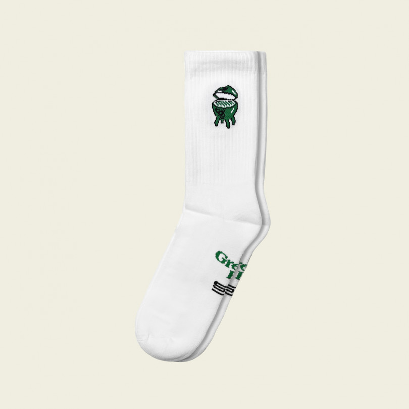 Big Green Egg 2er-Pack Sport Herren Socken Weiß - 43-46