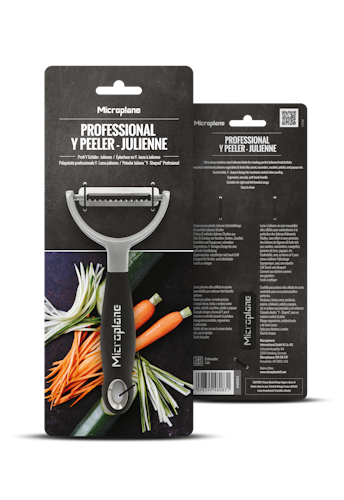 Microplane Profi Y-Schäler, julienne SPECIALTY Schwarz