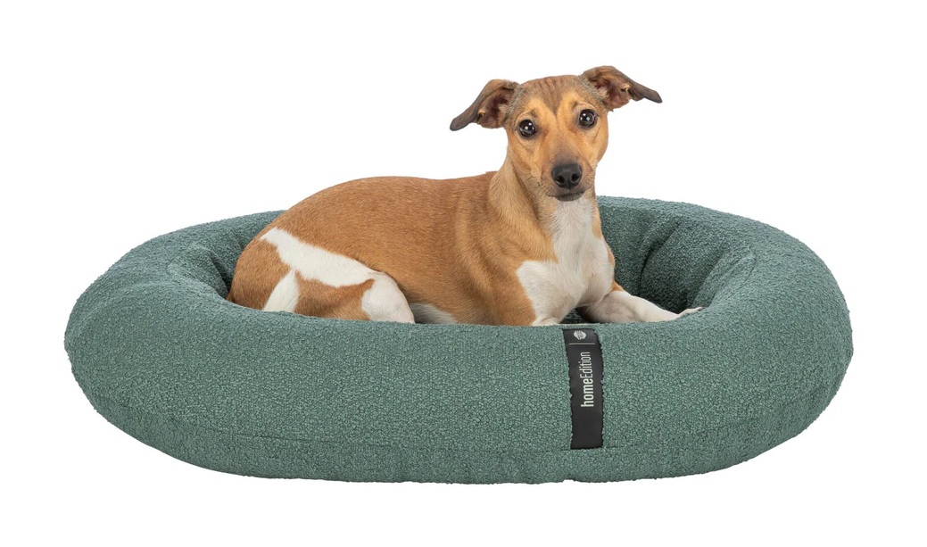 TRIXIE Vital Bett CityStyle, oval, 75 × 60 cm, dunkelgrün