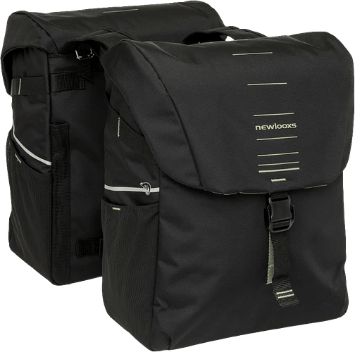 New Looxs Doppeltasche Vigo Double schwarz / grün