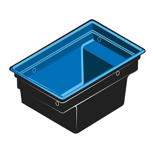 Ubbink Fertigteichschale Quadra C1 - 520 l