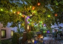 Vorschaubild Konstsmide Ganzjahresbeleuchtung  LED Biergartenkette bunt 160 warmweiße Dioden