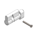 Vorschaubild Griffwerk WC-Knaufzylinder -Graphitschwarz PZ, f. Schlossgegenseite EN-Norm -für Glasschlösser 21|26mm