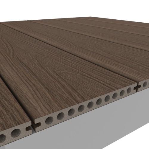 NewTechWood Gigante Vintage WPC-Terrassendiele Hohlkammer Ipé  23 x 210 mm
