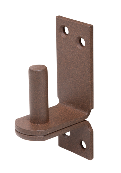 Thumbnail - Alberts® DURAVIS® Kloben auf Platte, Dorn 13mm, DII-Haken Rostbraun