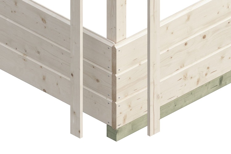 Skan Holz Gartenhaus Arnheim - 45 mm