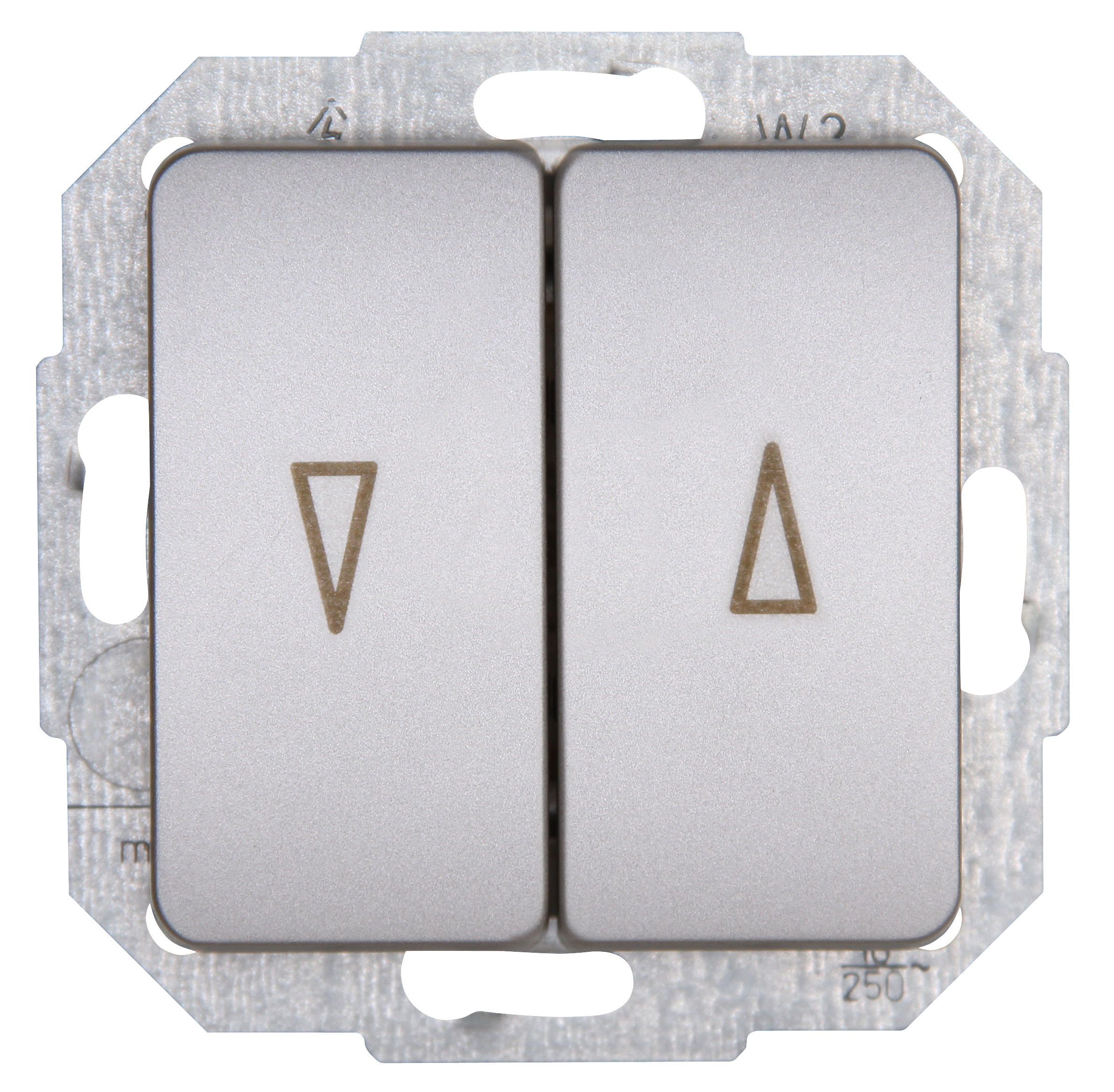 Kopp Jalousieschalter/-taster MILANO edelstahl