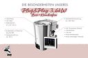 Vorschaubild Karibu Plug & Play - Bio-Kombiofen 3,6 kW mit externer Steuerung Easy schwarz