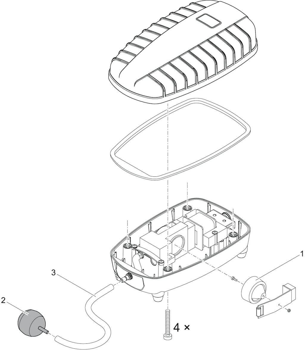 Explosionszeichnung Ersatzteile