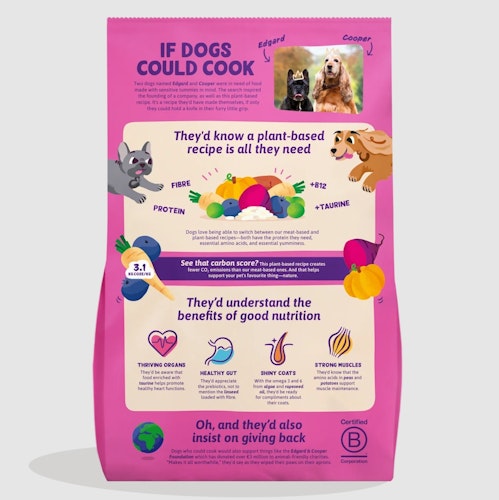 Edgard&Cooper Crunchy Rote Bete und Kürbis 7 Kilogramm Hundetrockenfutter