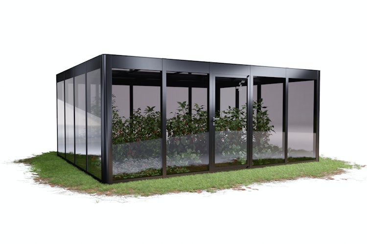 SunElements Design Gewächshaus/Sommergarten SunGarden Modern mit Photovoltaik-Option