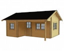 Skan Holz 70 mm Blockbohlenhaus Ontario 1