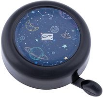 CONTEC Kinderklingel Kid-a-Ring schwarz-blau galaxy