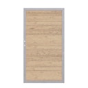 Vorschaubild TraumGarten Design WPC Alu Einzeltor Rahmen Silber (980 x 1800 mm)