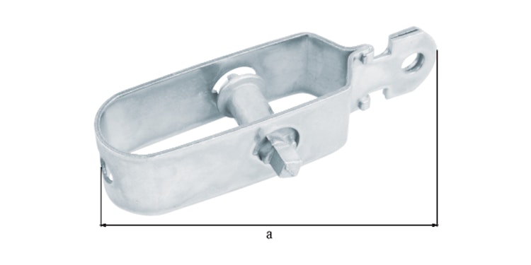 Alberts® Drahtspanner, galv. blau verzinkt, Gesamtlänge 100 mm 611132