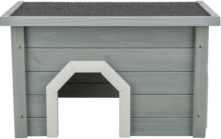 Kleintierhaus, 50 × 30 × 37 cm, grau