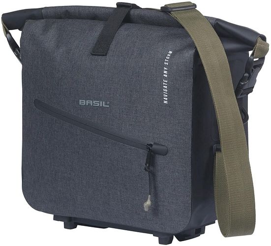 Basil Navigator Storm Gepäckträgertasche schwarz