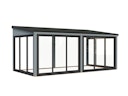 Vorschaubild Palmako Glashaus Lumi 16,2 m² (Wintergartenanbau) - Slide Plus