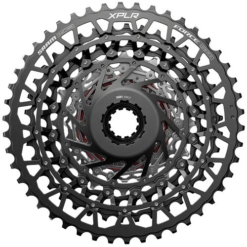 SRAM Kassette Force XPLR XG-1371 E1 10-46 Zähne silber