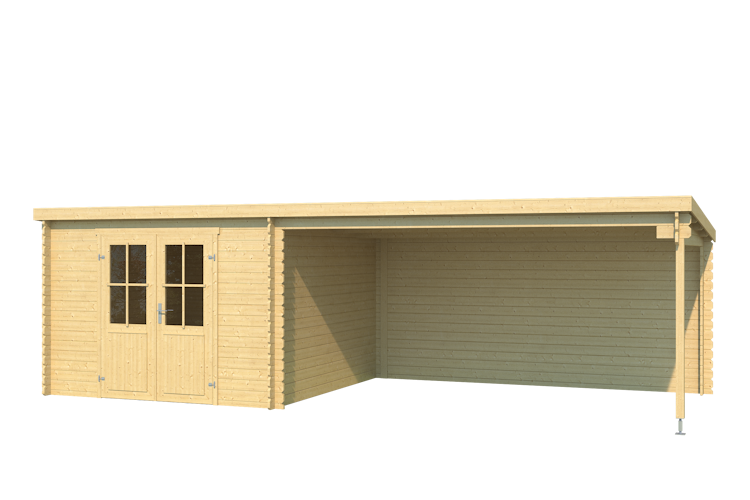 Lasita Maja Gartenhaus St. Louis - 28 mm