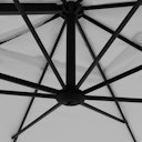 Vorschaubild doppler Pendelschirm myZONE 210 x 210, Aluminium Anthrazit / 100 % Polyester 180 g/m²