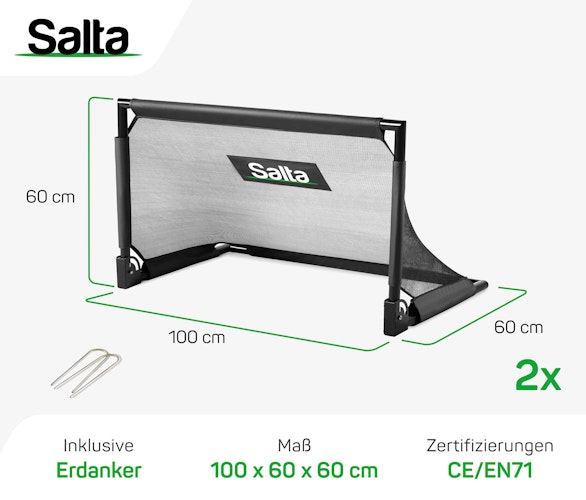Salta Challenge Fußballtor Set (2 Stück )