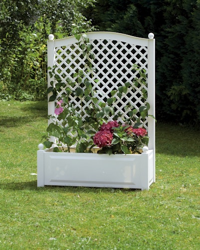 KHW Pflanzkasten groß mit Spalier 100 cm
