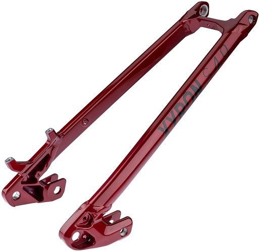 Conway Sitzstrebe Xyron S 4.9 MY22 rot,schwarz